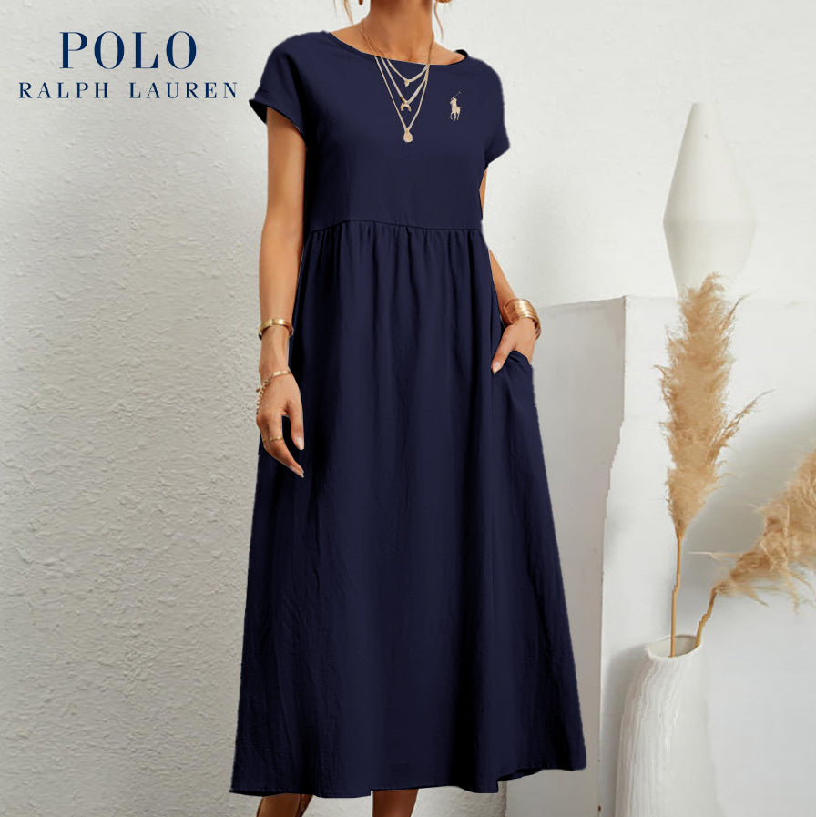 RL – Robe Élégante Femme en Coton et Lin | Légère & Chic