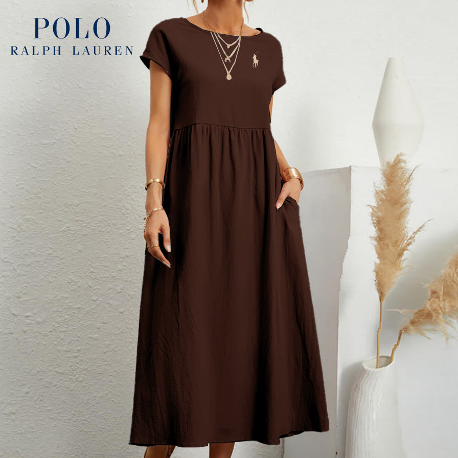 RL – Robe Élégante Femme en Coton et Lin | Légère & Chic