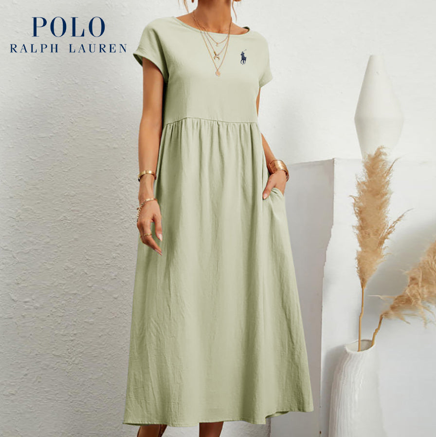 RL – Robe Élégante Femme en Coton et Lin | Légère & Chic