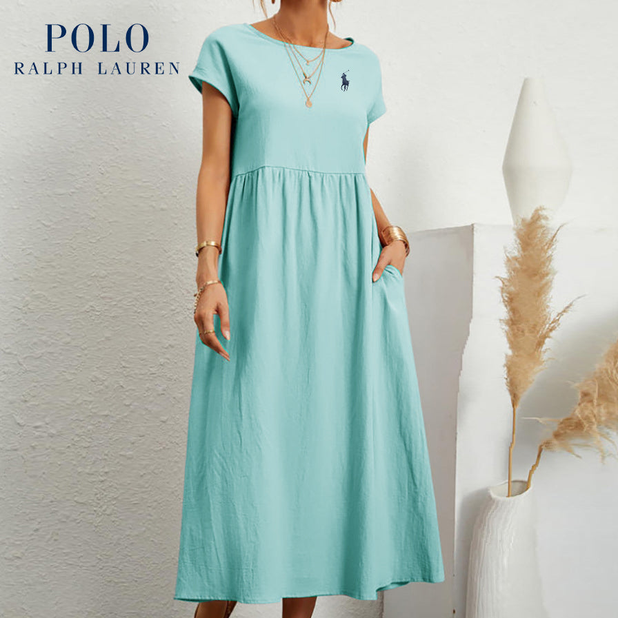 RL – Robe Élégante Femme en Coton et Lin | Légère & Chic