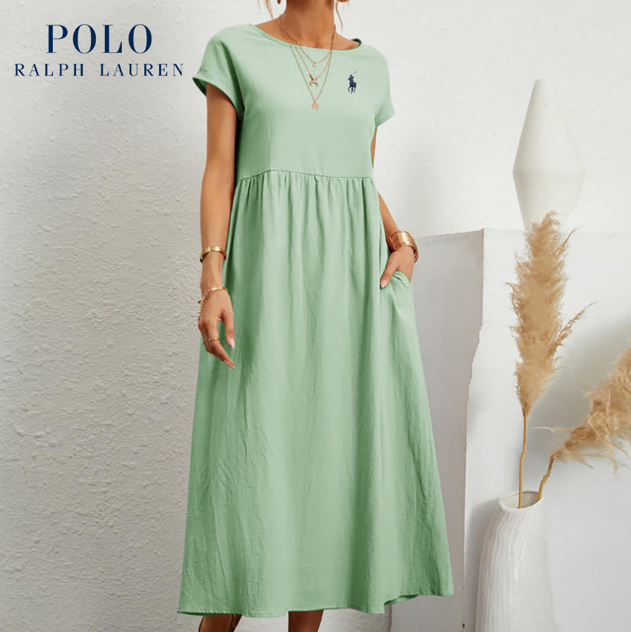 RL – Robe Élégante Femme en Coton et Lin | Légère & Chic