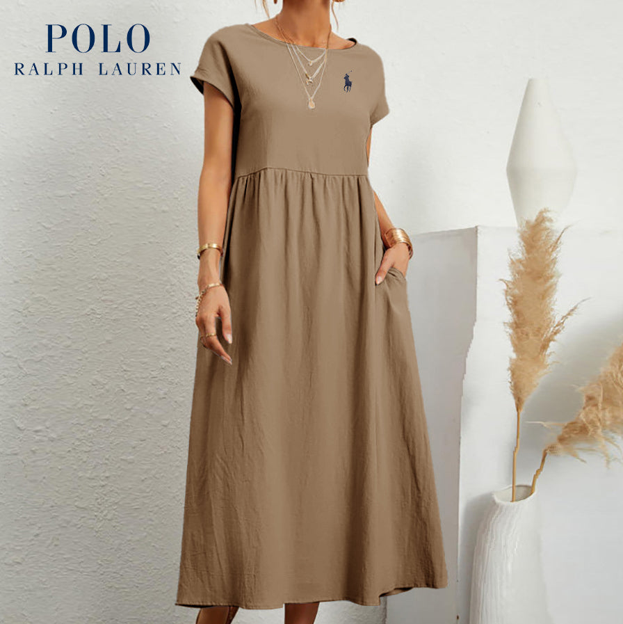 RL – Robe Élégante Femme en Coton et Lin | Légère & Chic