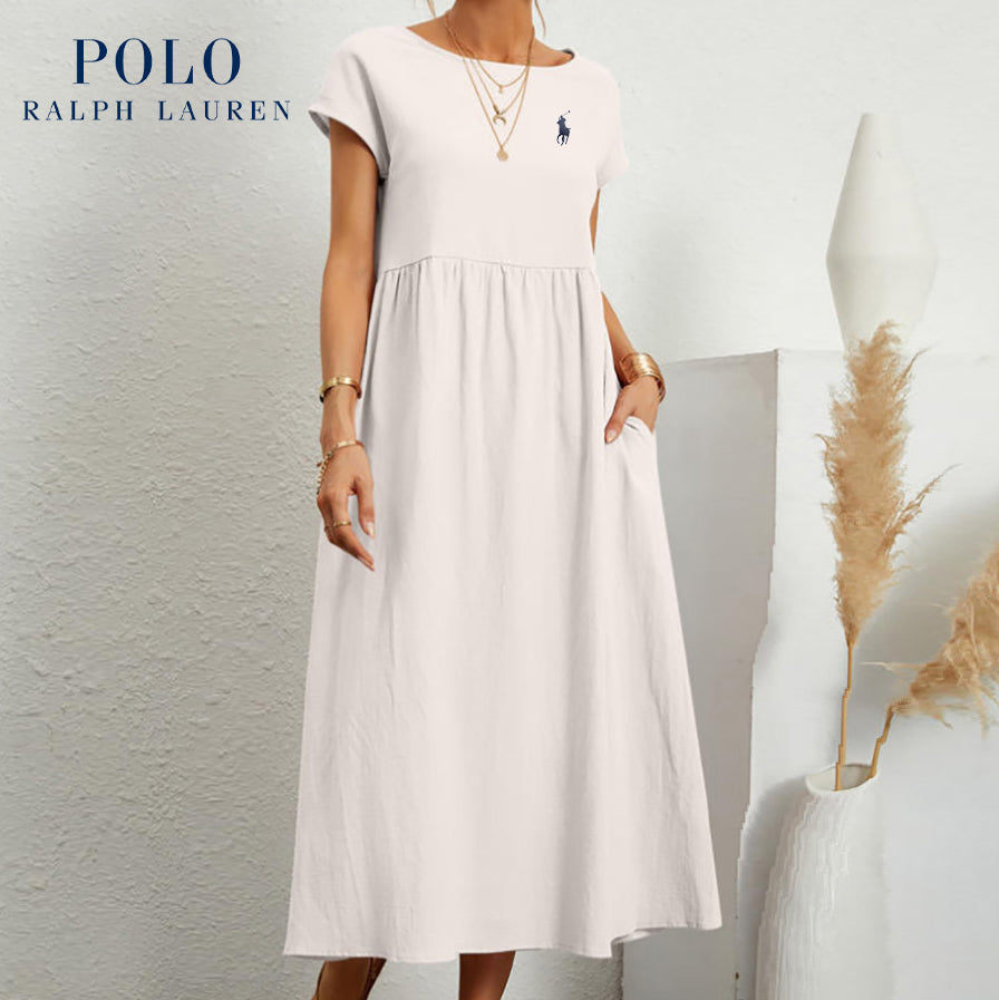 RL – Robe Élégante Femme en Coton et Lin | Légère & Chic