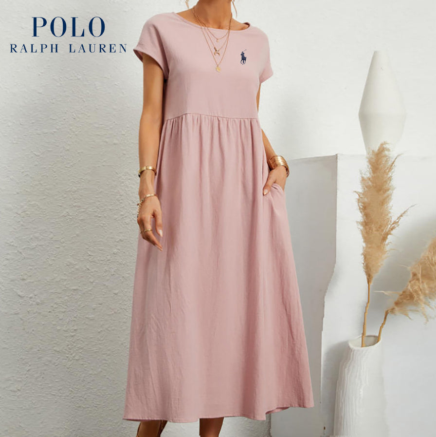 RL – Robe Élégante Femme en Coton et Lin | Légère & Chic