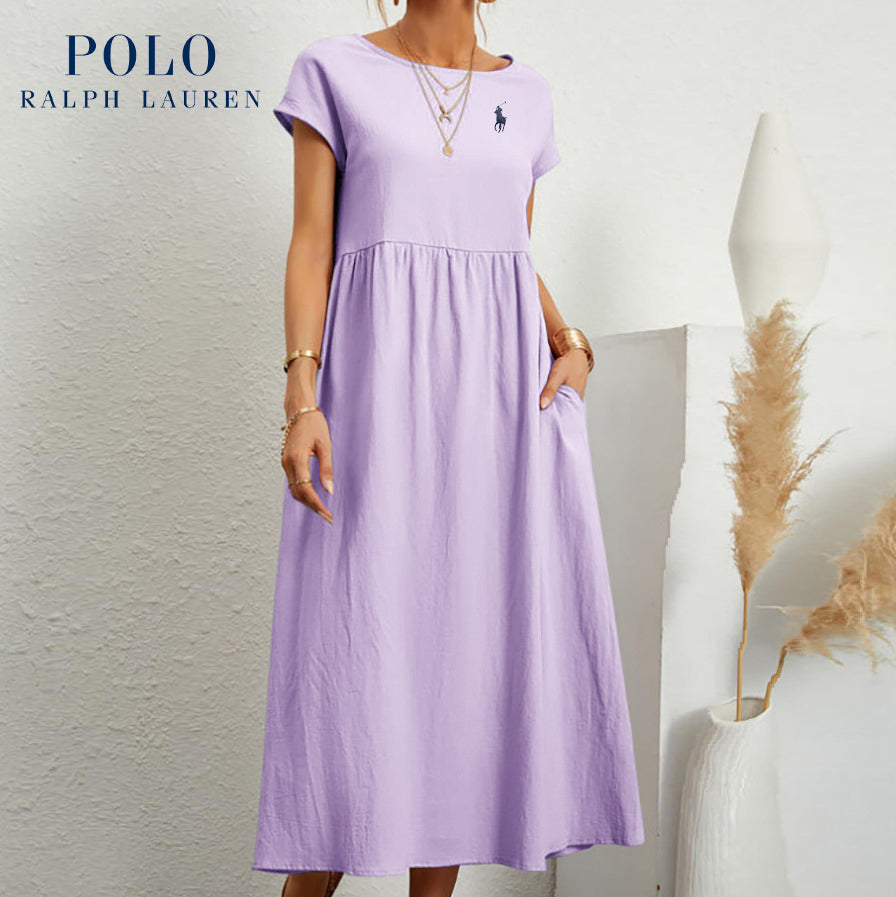 RL – Robe Élégante Femme en Coton et Lin | Légère & Chic