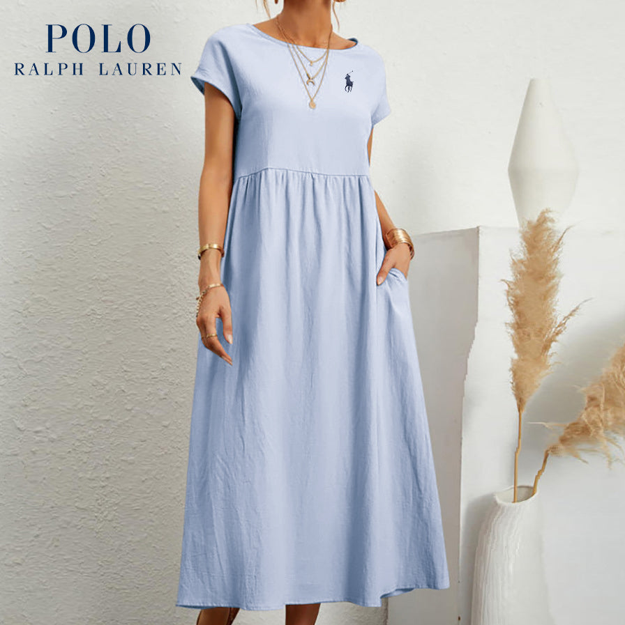 RL – Robe Élégante Femme en Coton et Lin | Légère & Chic