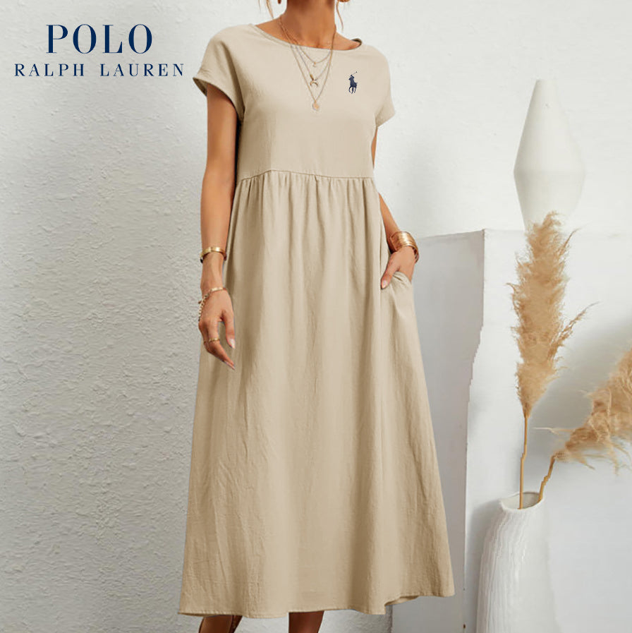 RL – Robe Élégante Femme en Coton et Lin | Légère & Chic