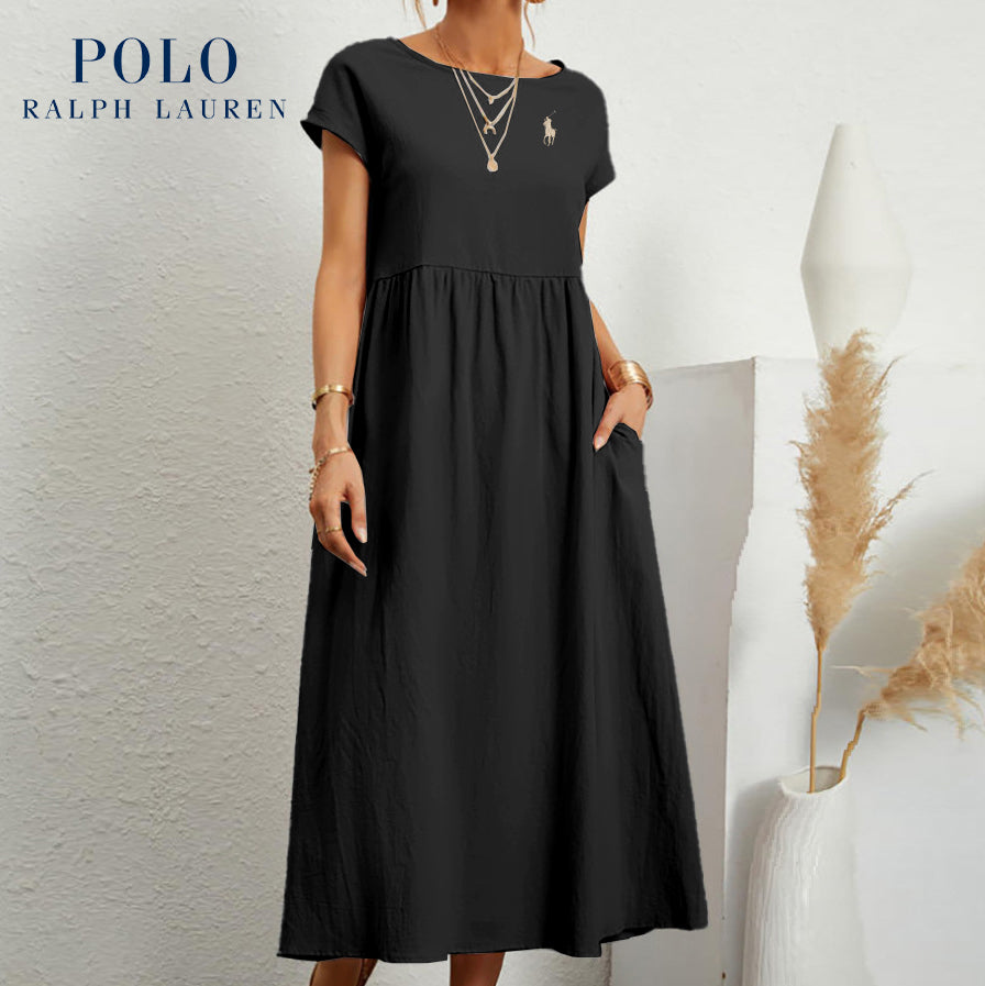 RL – Robe Élégante Femme en Coton et Lin | Légère & Chic